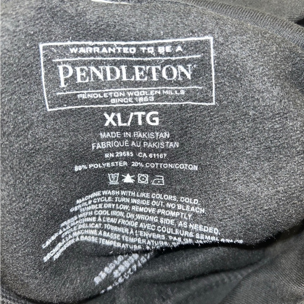 Pendleton Black Woolen Garment - image 7